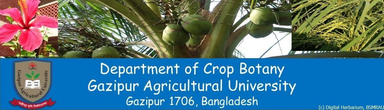 Digital Herbarium of Crop Plants